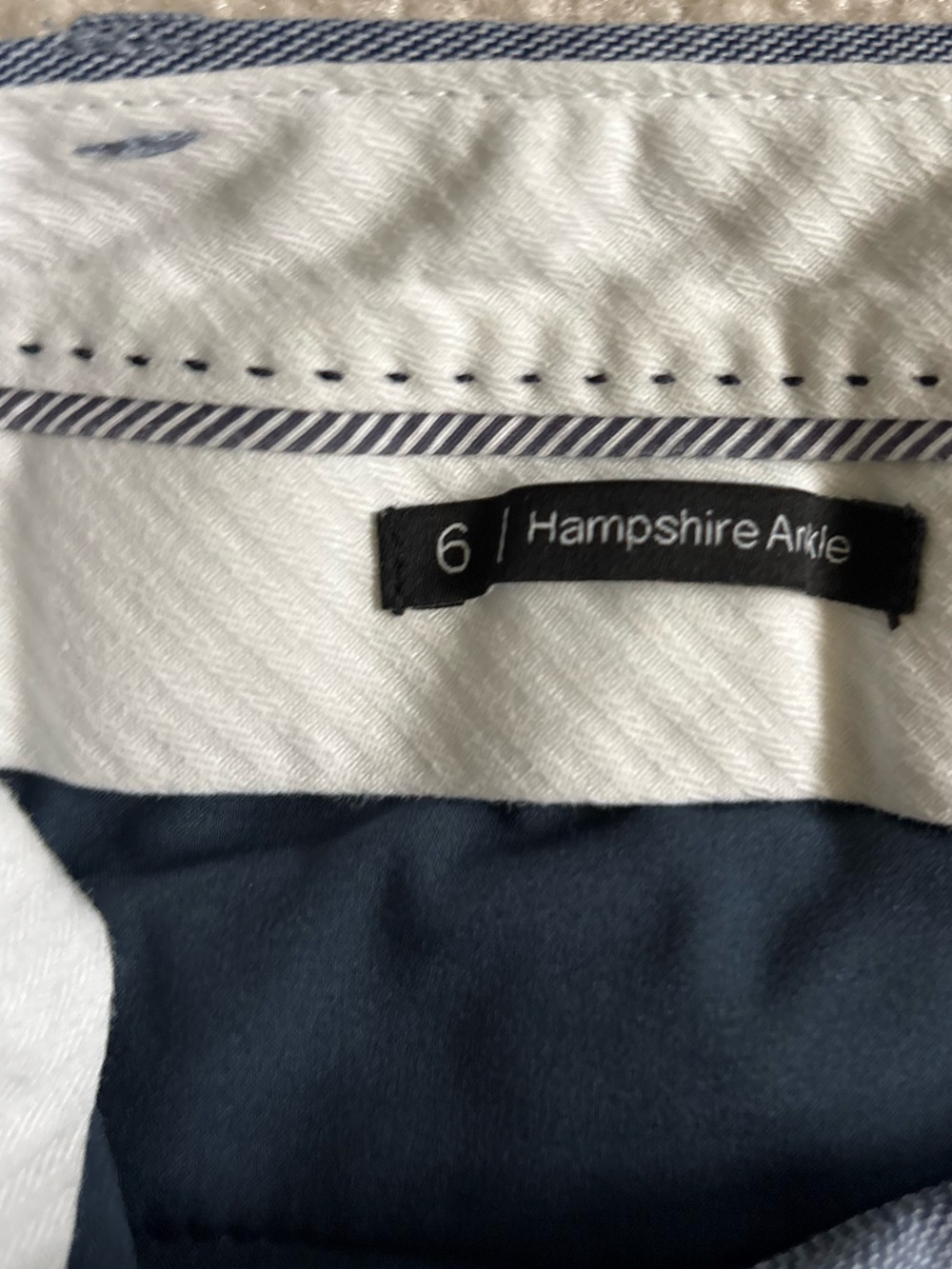 Talbots Hampshire Ankle Pants Chambray Size 6 - Picture 7 of 14